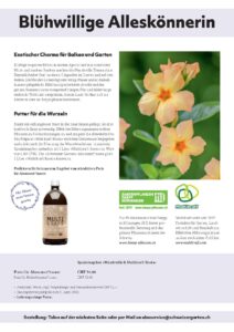 Presseartikel: Blühwillige Alleskönnerin (Schweizer Garten | Mai 2022)